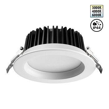 Встраиваемый светодиодный светильник с переключателем цветовой температуры Novotech 359414