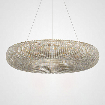 Подвесной светильник Crystal Halo D50 Gold by ImperiumLoft