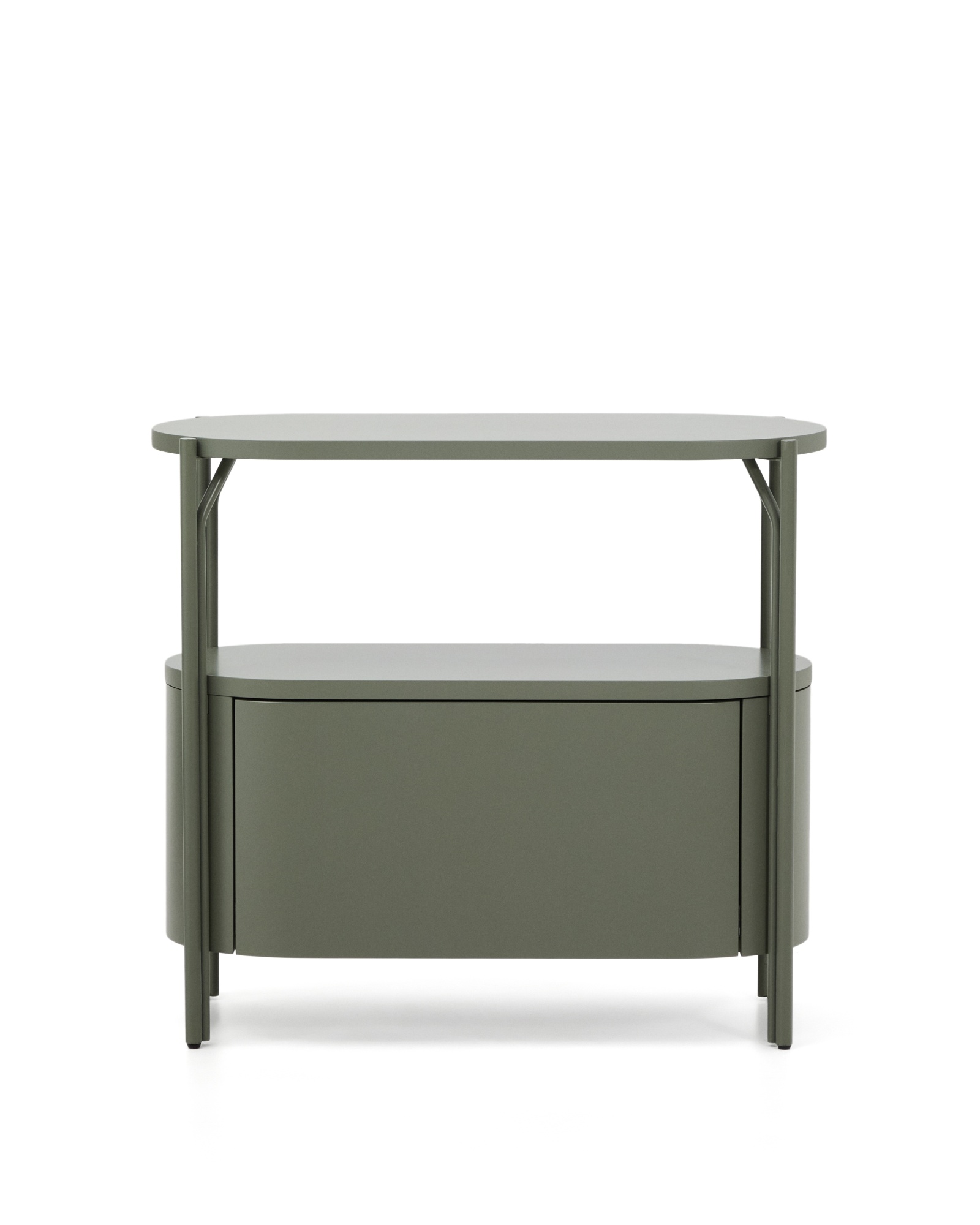 Тумба для ванной Arely из стали и зеленого лака La Forma (ex Julia Grup)