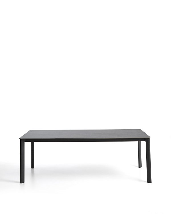 Уличный стол Anafi с графитовой столешницей из спеченного камня, 220 x 100 см La Forma 482167