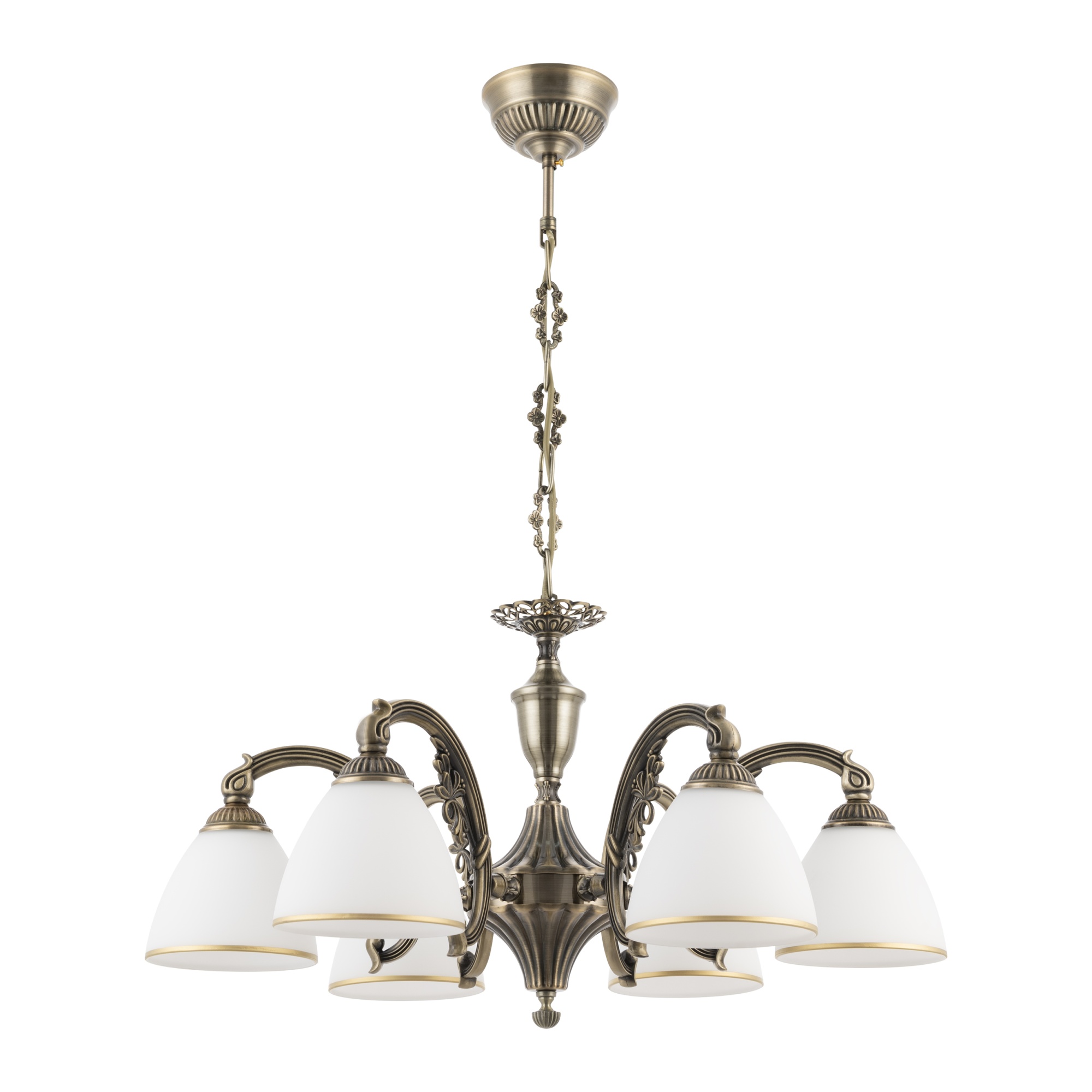 Люстра с плафонами 341837/6 AB Arte Milano