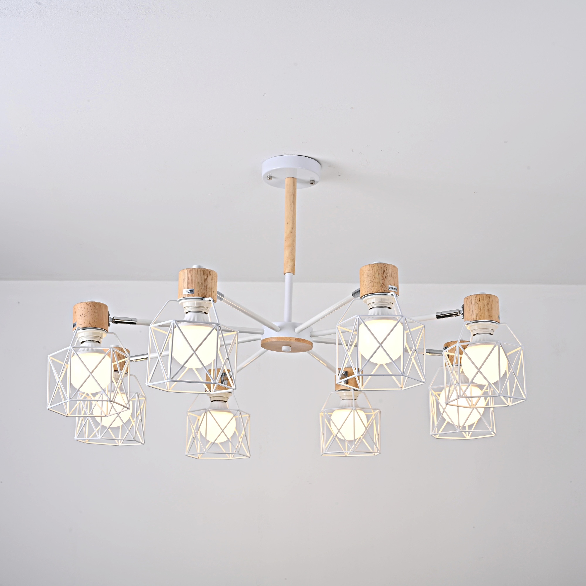 Потолочная Люстра Corf B3 White 8 Lamps By Imperiumloft