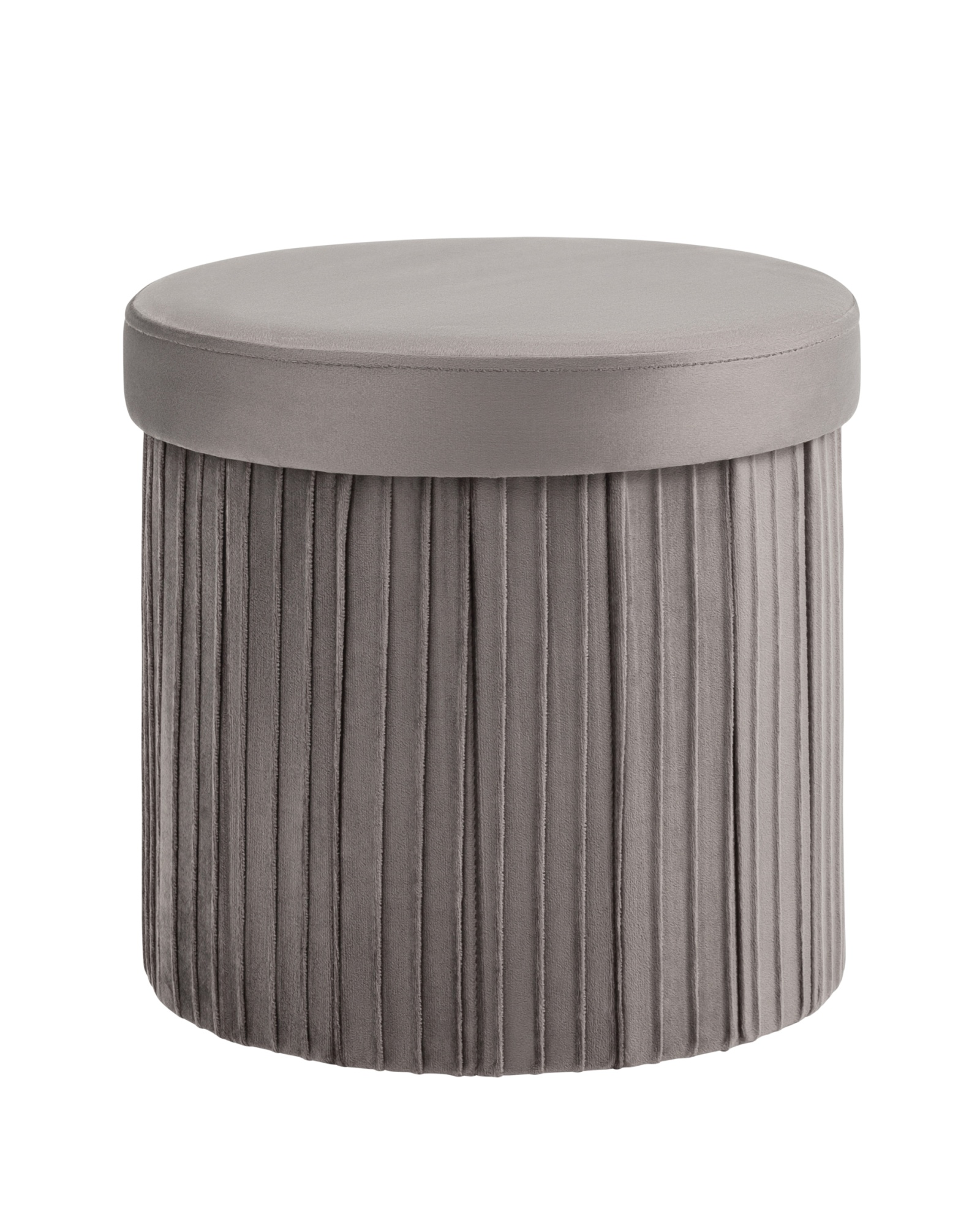 Пуф складной с ящиком Store Round антрацитовый Stool Group