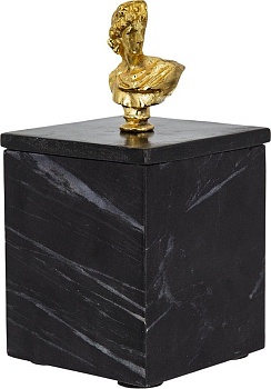 Шкатулка из черного мрамора Glasar 78028-DS