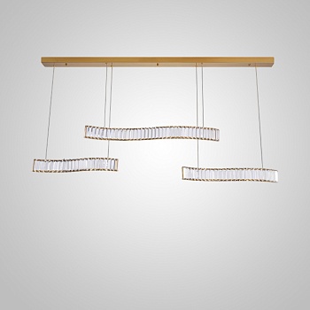 Подвесной светильник BERTOLDA TRIO B Brass by ImperiumLoft