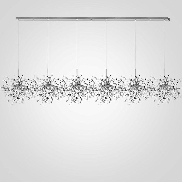 Люстра Tezani Argent Suspension Linear 6L 210 By Imperiumloft