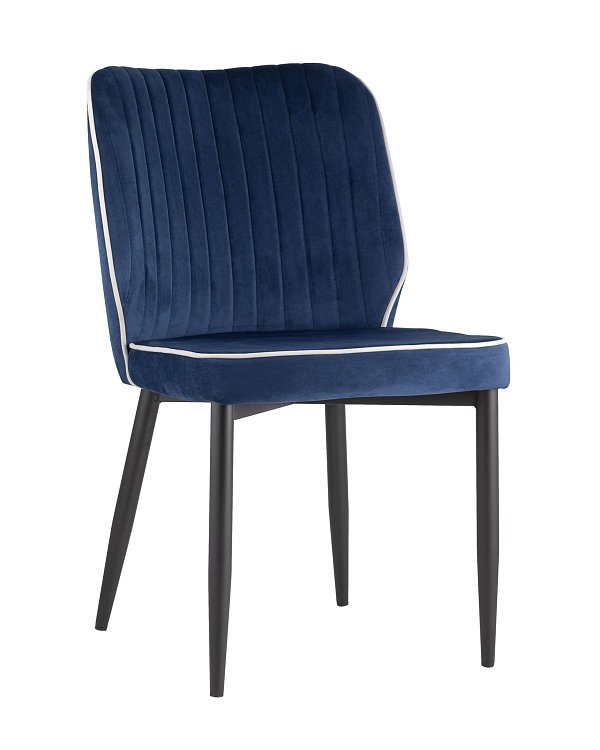 Стул Лоренс велюр синий Stool Group