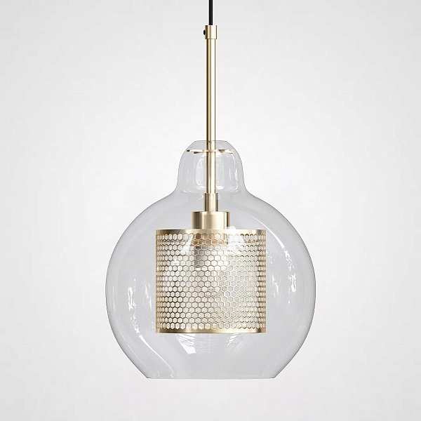 Подвесной Светильник Catch F Pear Brass D25 By Imperiumloft