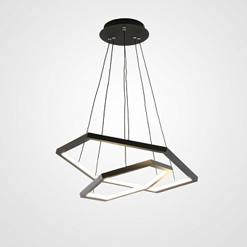 Подвесная люстра OCTANT D60+80 Black by ImperiumLoft