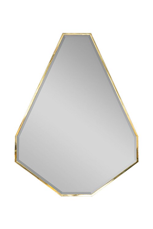 Зеркало в металлической раме (золото) Garda Decor KFG088