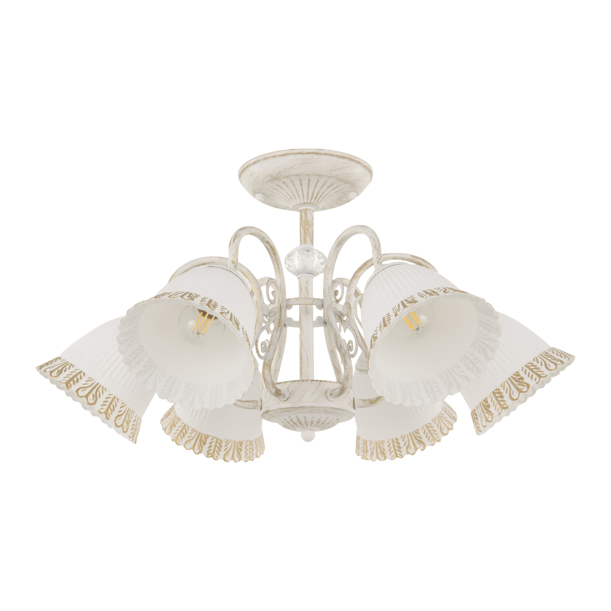 Люстра с плафонами 340800/6 WT+G Arte Milano