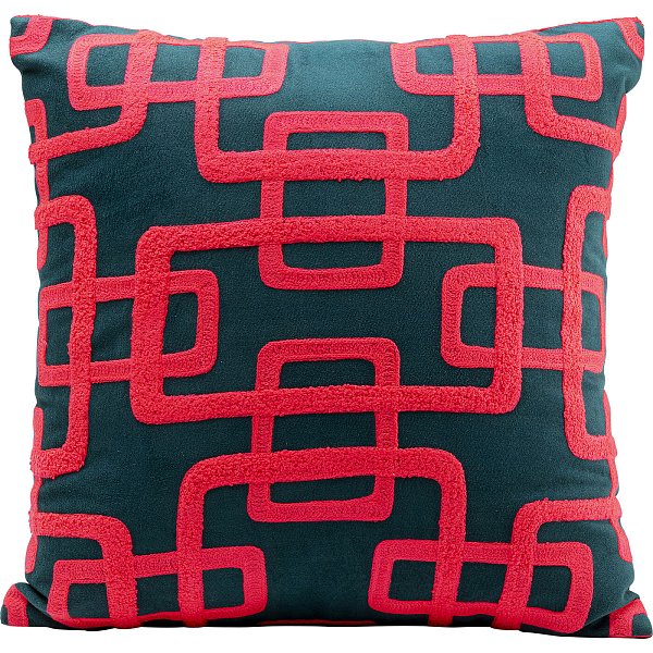 Подушка Chain Pink 45x45cm KARE 57274