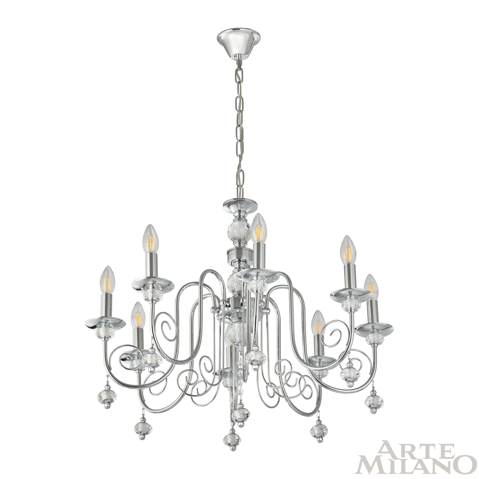 Люстра 346109/8 CR Arte Milano