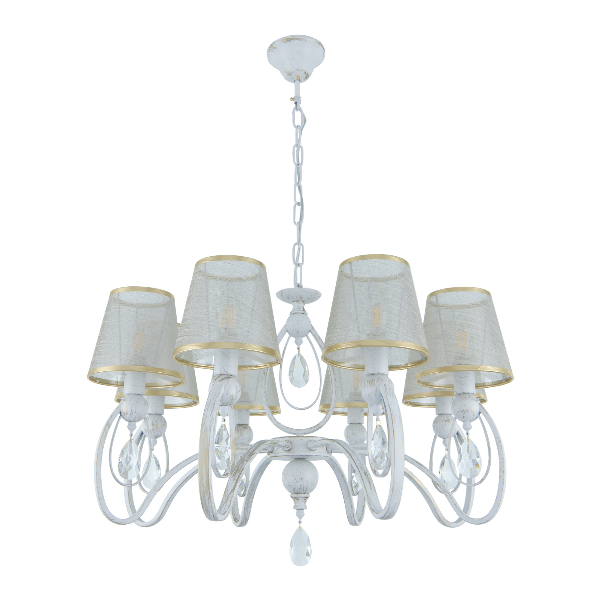 Люстра 347203/8 WT+G Arte Milano