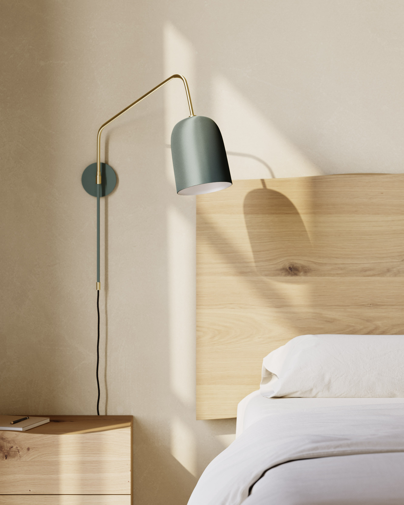 Настенный светильник Audrie зеленый La Forma (ex Julia Grup)