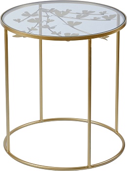 Столик интерьерный со стеклянной столешницей Glasar 57-292/1