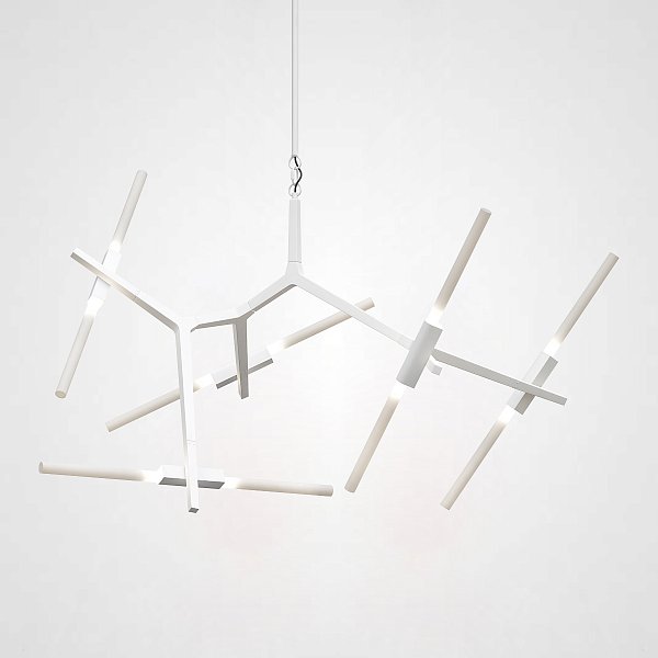 Люстра Агнес Chandelier Summer 10 White by ImperiumLoft