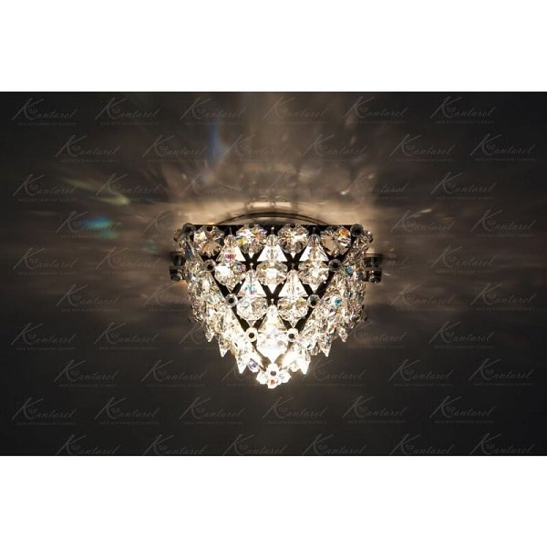Встраиваемый светильник Kantarel Cairo CD 016.3.1 crystal(5000)