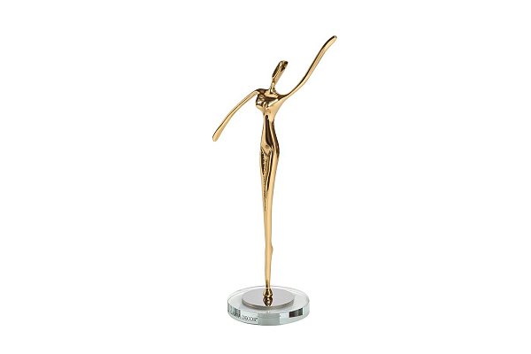 Статуэтка "Балерина" золотая Garda Decor 55RD3604S