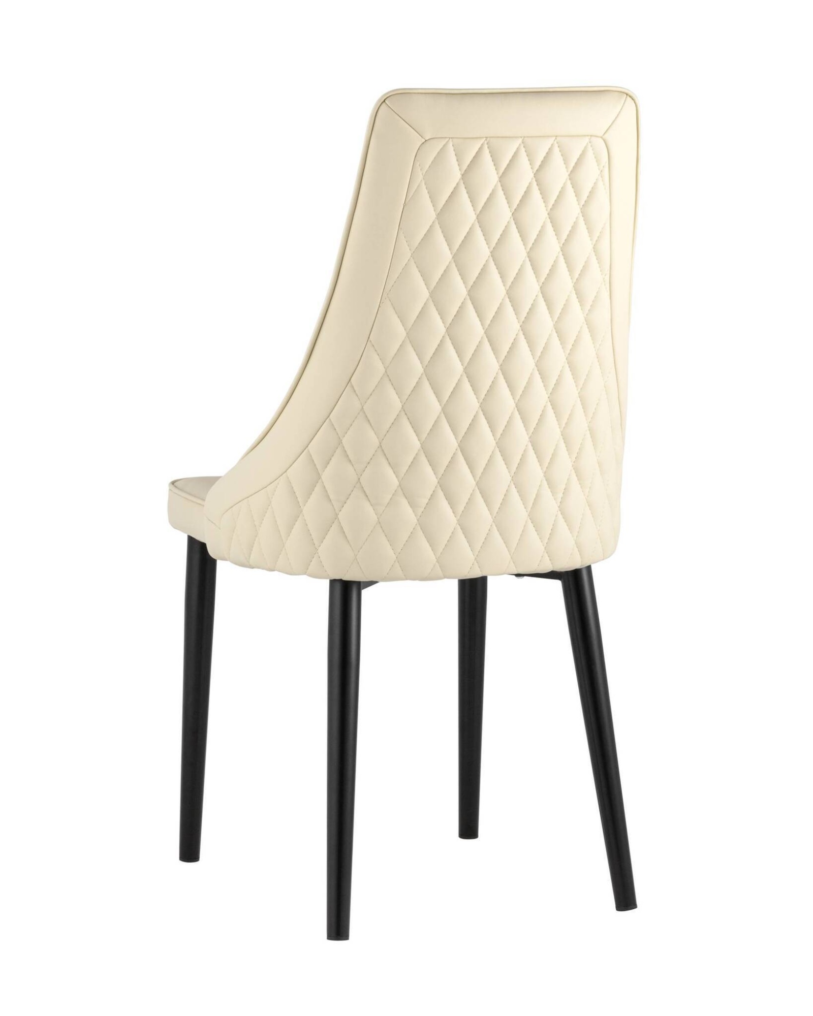 Стул Луис экокожа кремовый черные ножки Stool Group