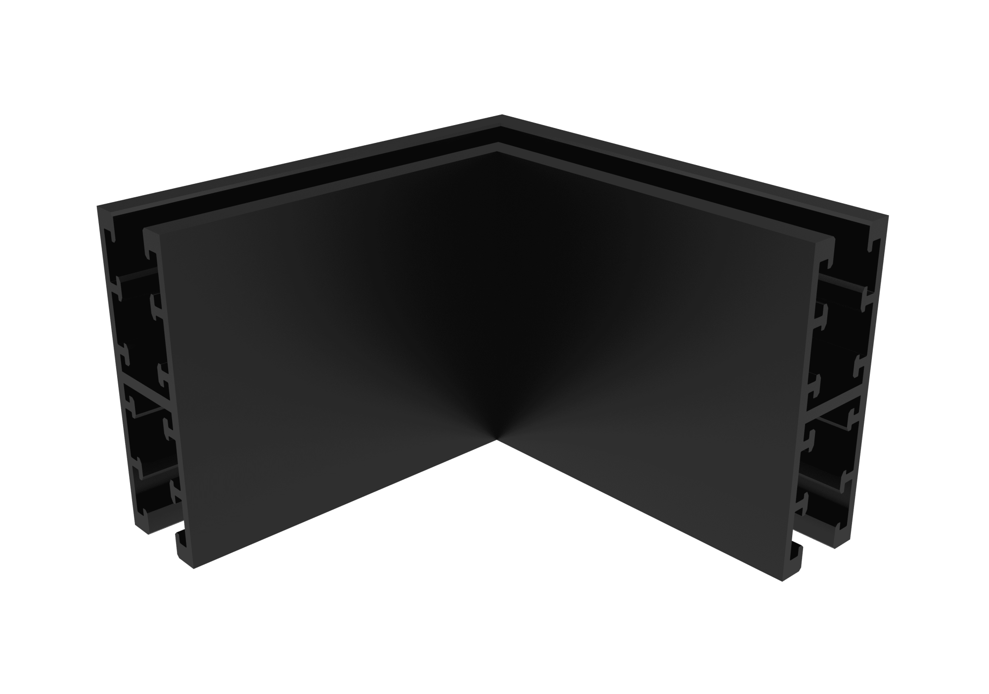 Соединитель для магнитного двустороннего шинопровода угловой Crystal Lux CLT 0.226 04 BL
