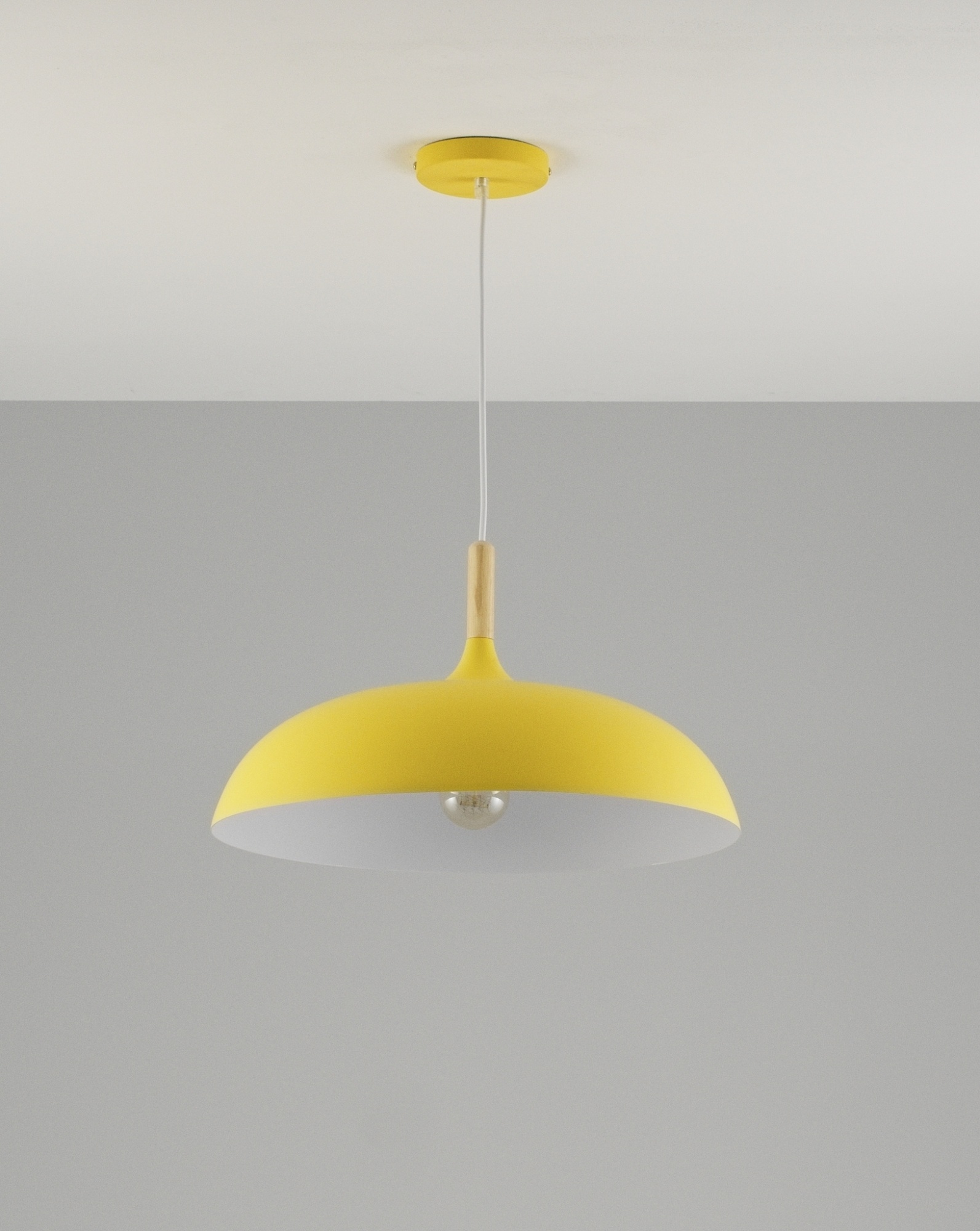 Подвесной светильник Moderli GD-C001-E450 желтый Eline 1*E27*60W