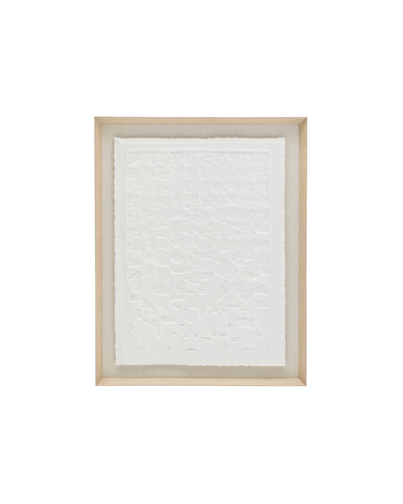 Tuk Картина из папье-маше белая 90 x 70 см La Forma (ex Julia Grup)