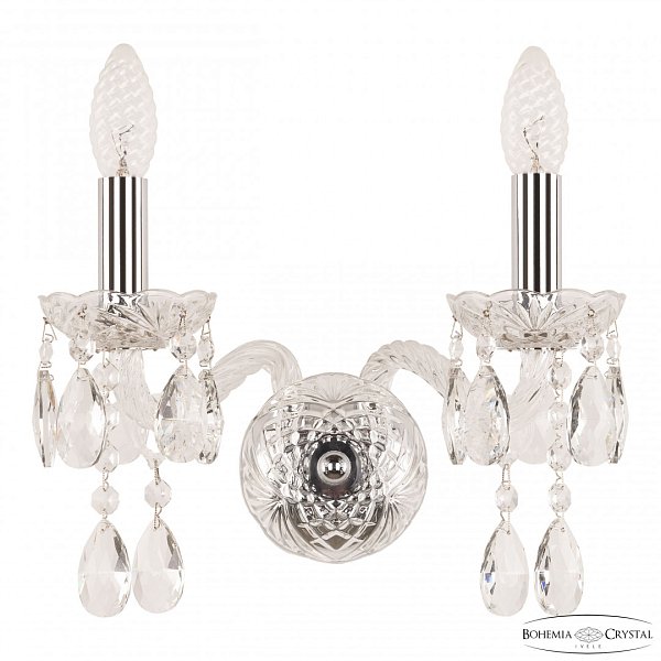 Бра хрустальные 107B/2/141 Ni Bohemia Ivele Crystal