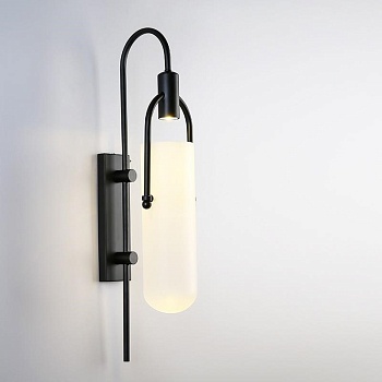 Бра с матовым стеклянным плафоном ODIL WALL by ImperiumLoft