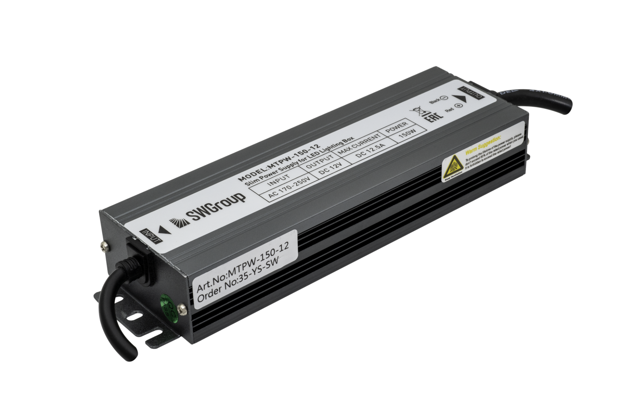 Блок питания SWG MTPW-150-12