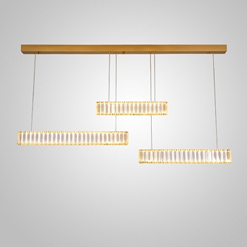 Подвесной светильник BERTOLDA TRIO A S Brass by ImperiumLoft