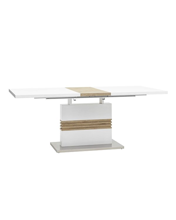 Стол обеденный Тампа раскладной 160-200*90 глянцевый белый Stool Group