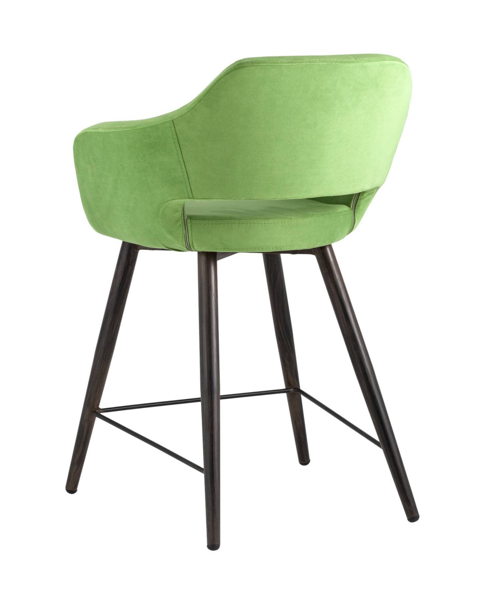 Стул полубарный Саймон велюр травяной Stool Group