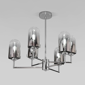 Люстра на штанге Eurosvet 60156/6 хром