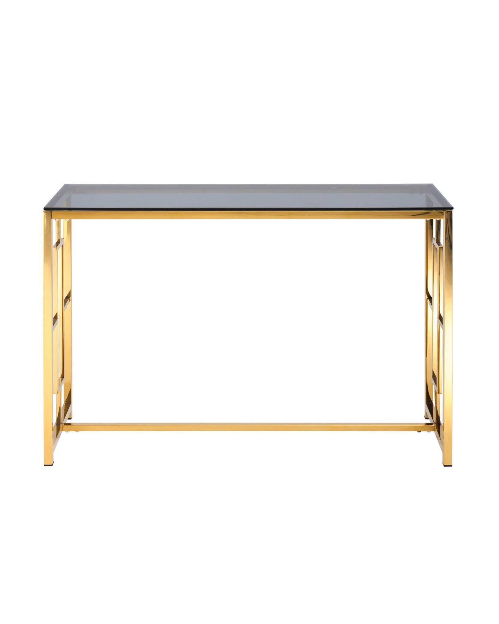 Консоль БРУКЛИН 120*40 золото стекло smoke Stool Group