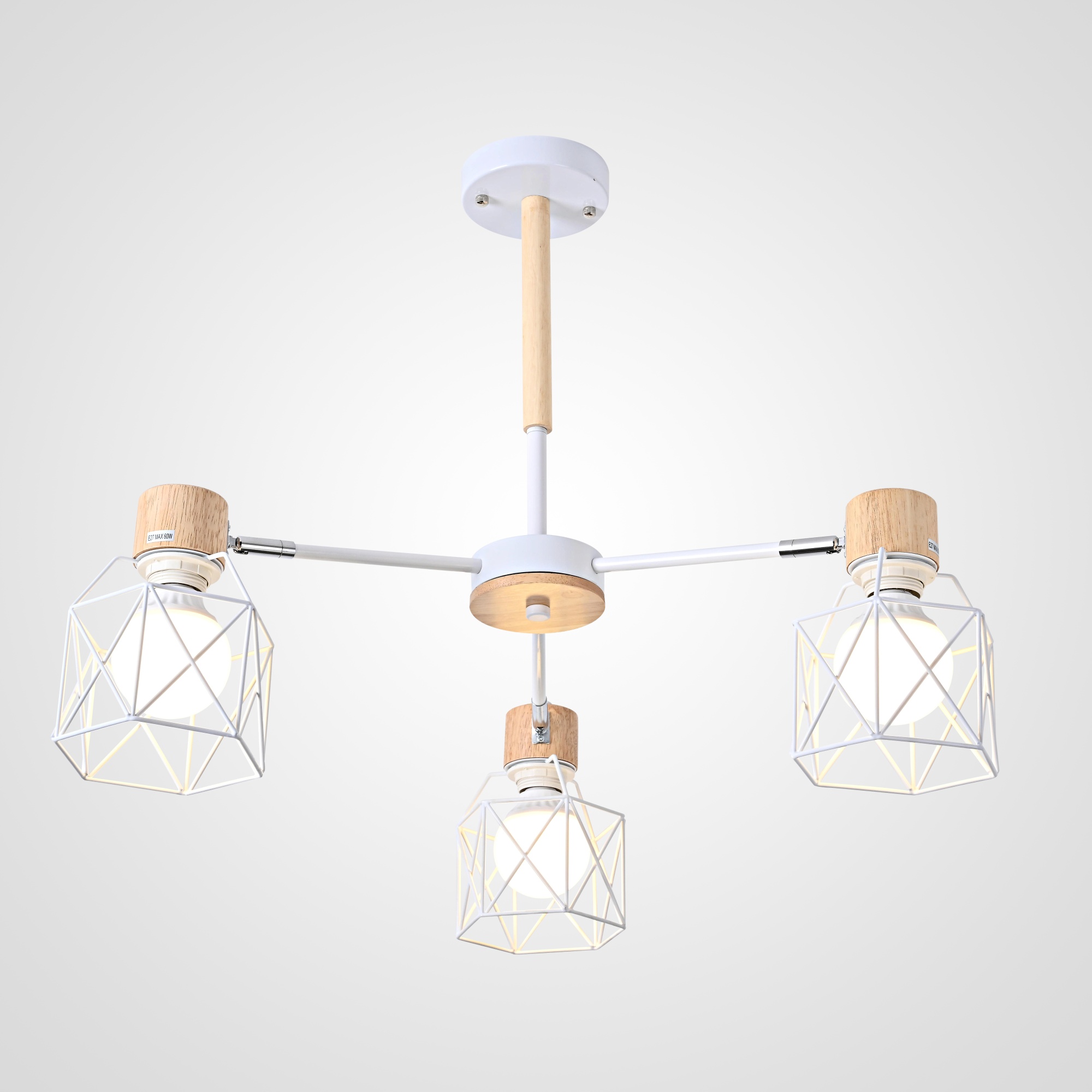 Потолочная Люстра Corf B3 White 3 Lamps By Imperiumloft