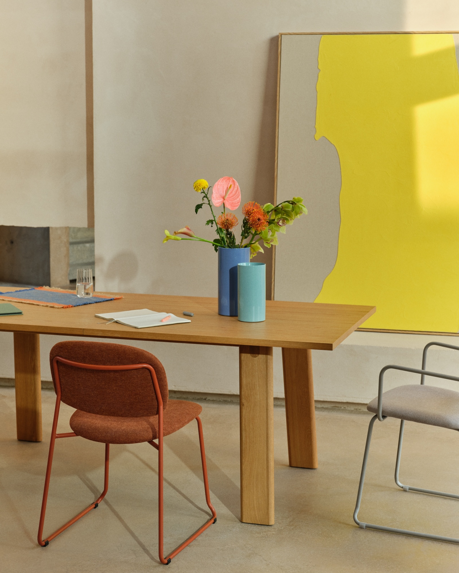 Arlen Раздвижной стол из массива дуба и шпона с натуральной отделкой 200(250) 95 см La Forma (ex Julia Grup)