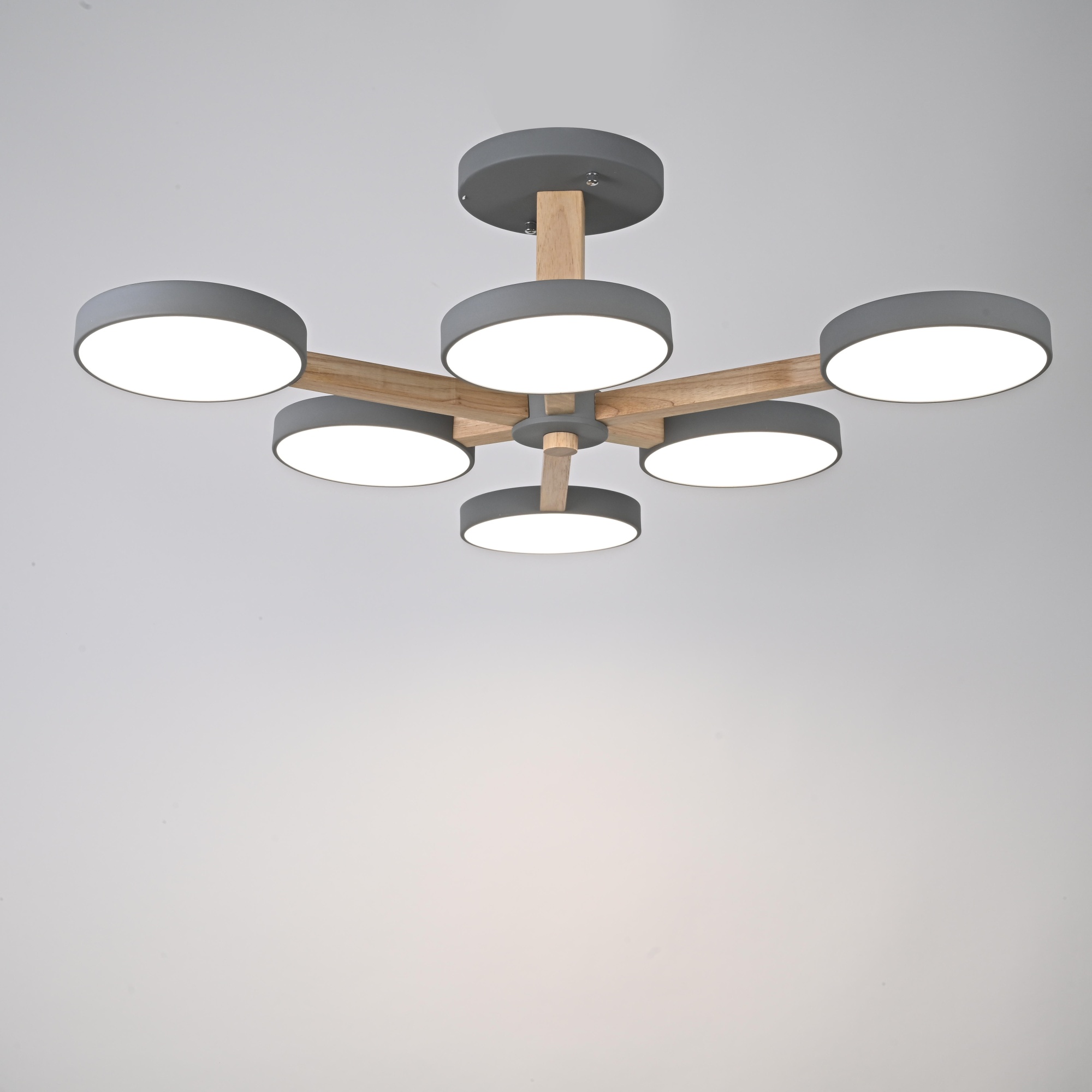 Потолочный светильник TURNA L6 Grey by ImperiumLoft