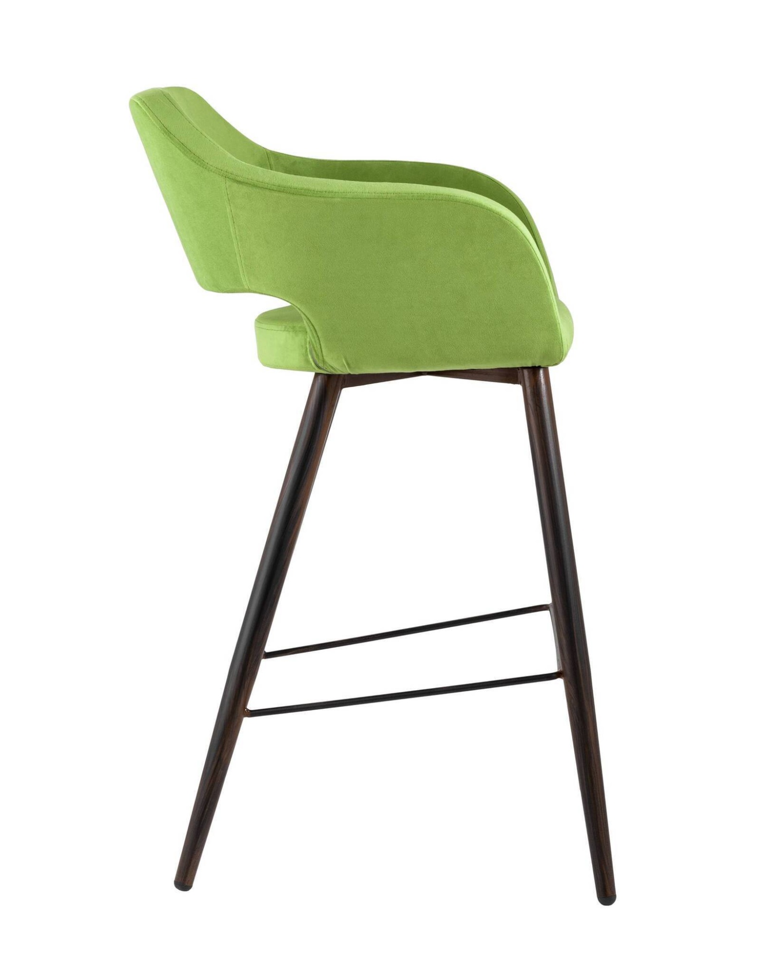 Стул барный Саймон велюр травяной Stool Group