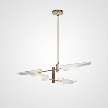 Люстра Cross cable no 407 D125 4 lights White by ImperiumLoft