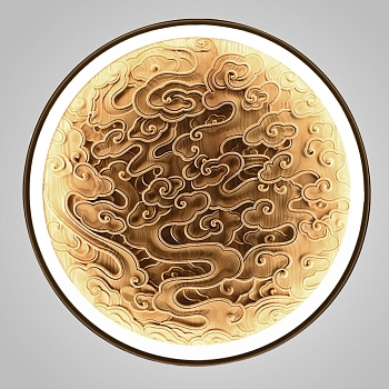 Настенный светодиодный светильник RODA WALL D50 Light Brown by ImperiumLoft