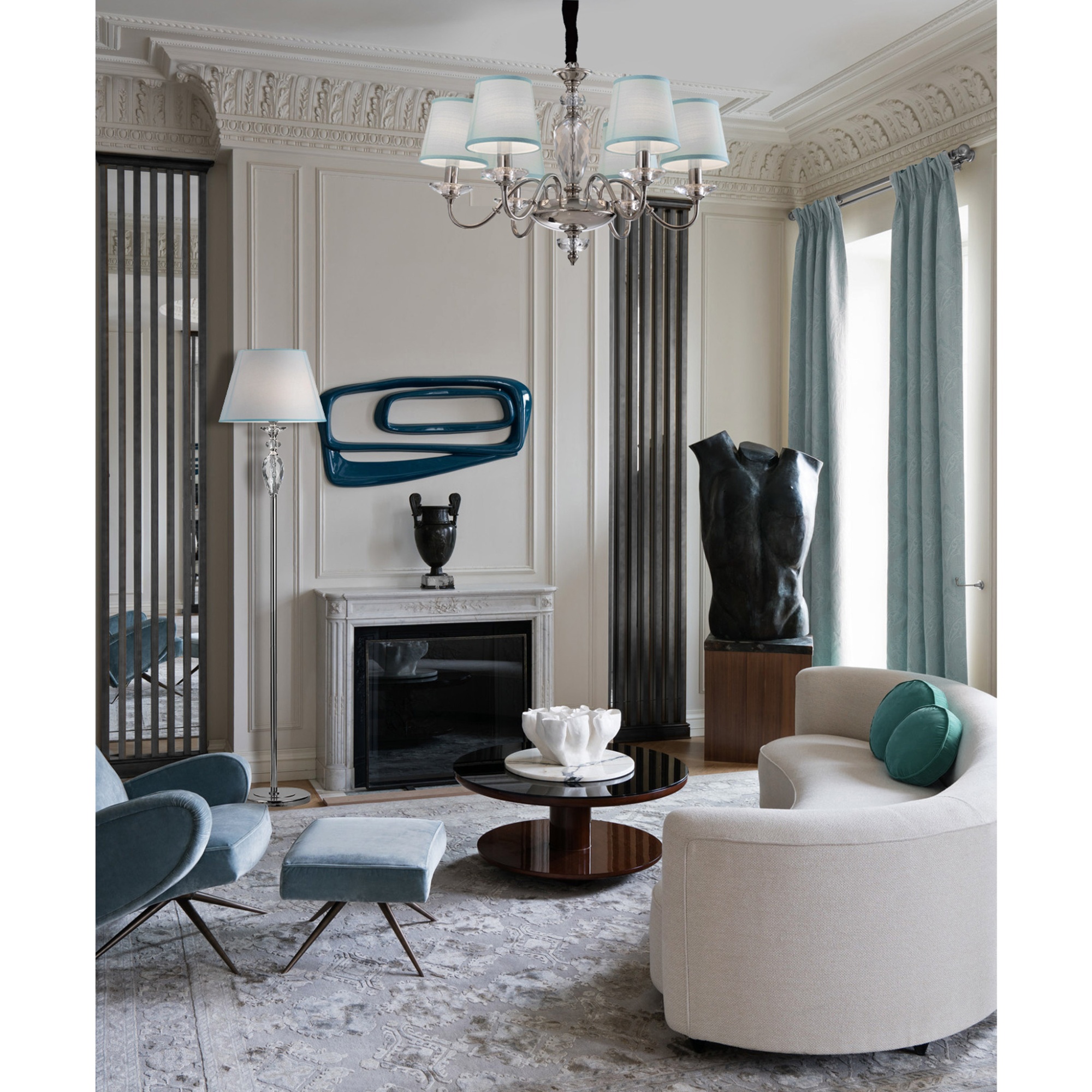 Торшер Palma 0440FL-1CH