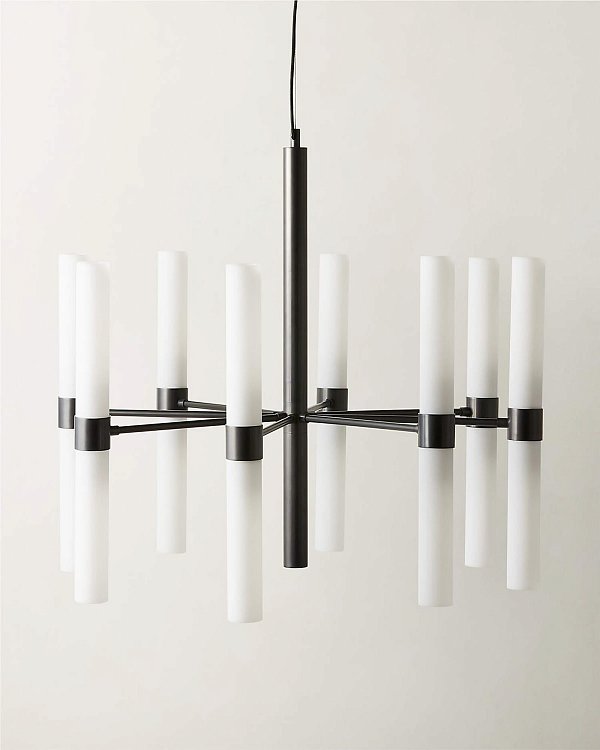 Чёрная люстра Амье Louvre Home LHLCH110224XNP