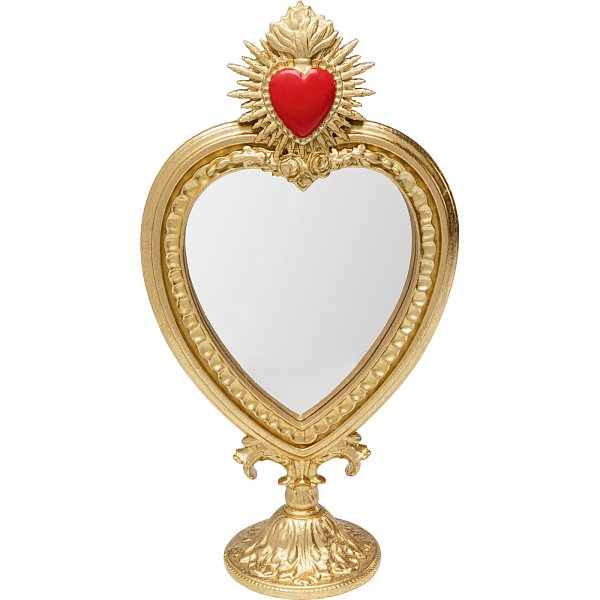 Зеркало настольное Flaming Heart 31cm KARE 70839