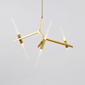 Подвесная люстра ANDES 6 Латунь by ImperiumLoft