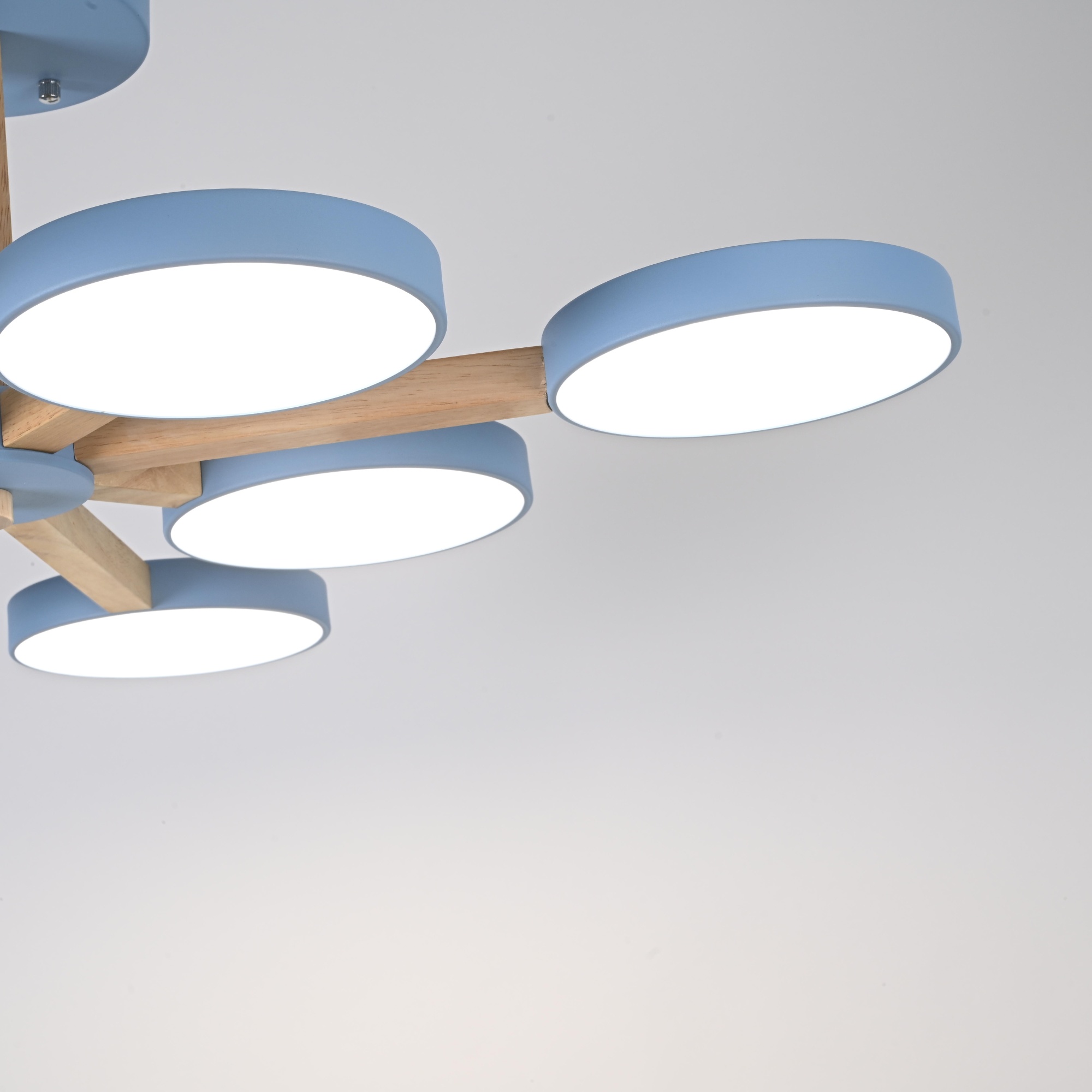 Потолочный светильник TURNA L8 Blue by ImperiumLoft