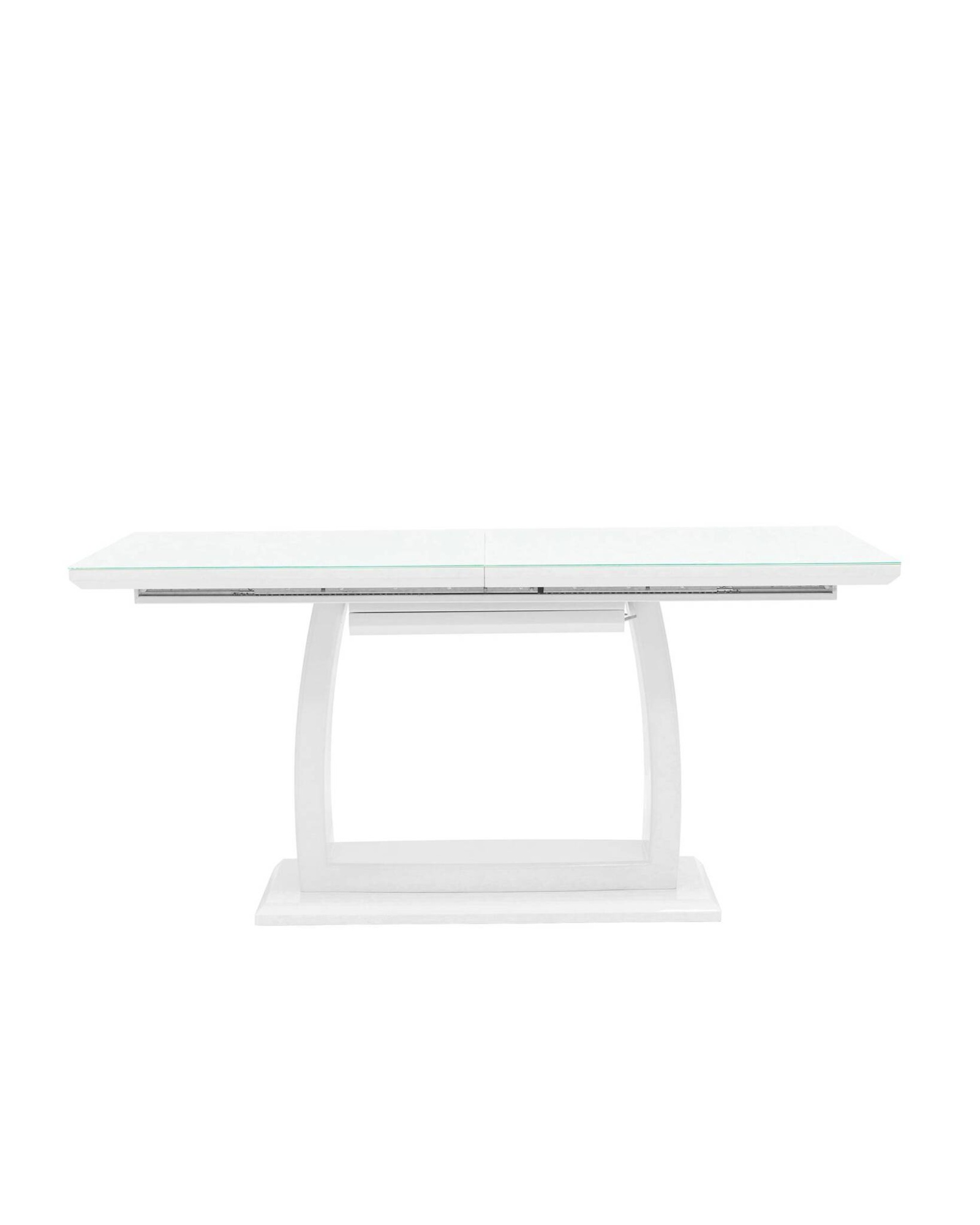 Стол обеденный Орлеан раскладной 160-215*90 глянцевый белый Stool Group