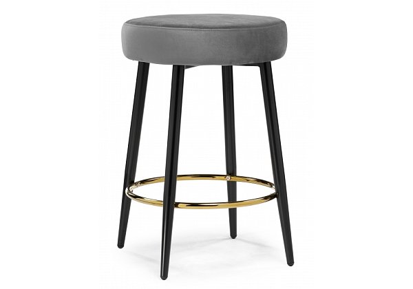Барный стул Woodville Plato dark grey 15057