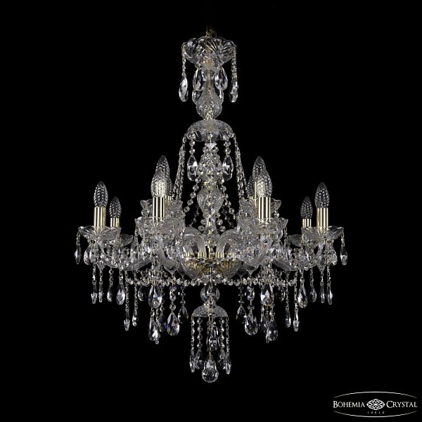 Люстра хрустальная 1415/8+4/220/XL-86 G