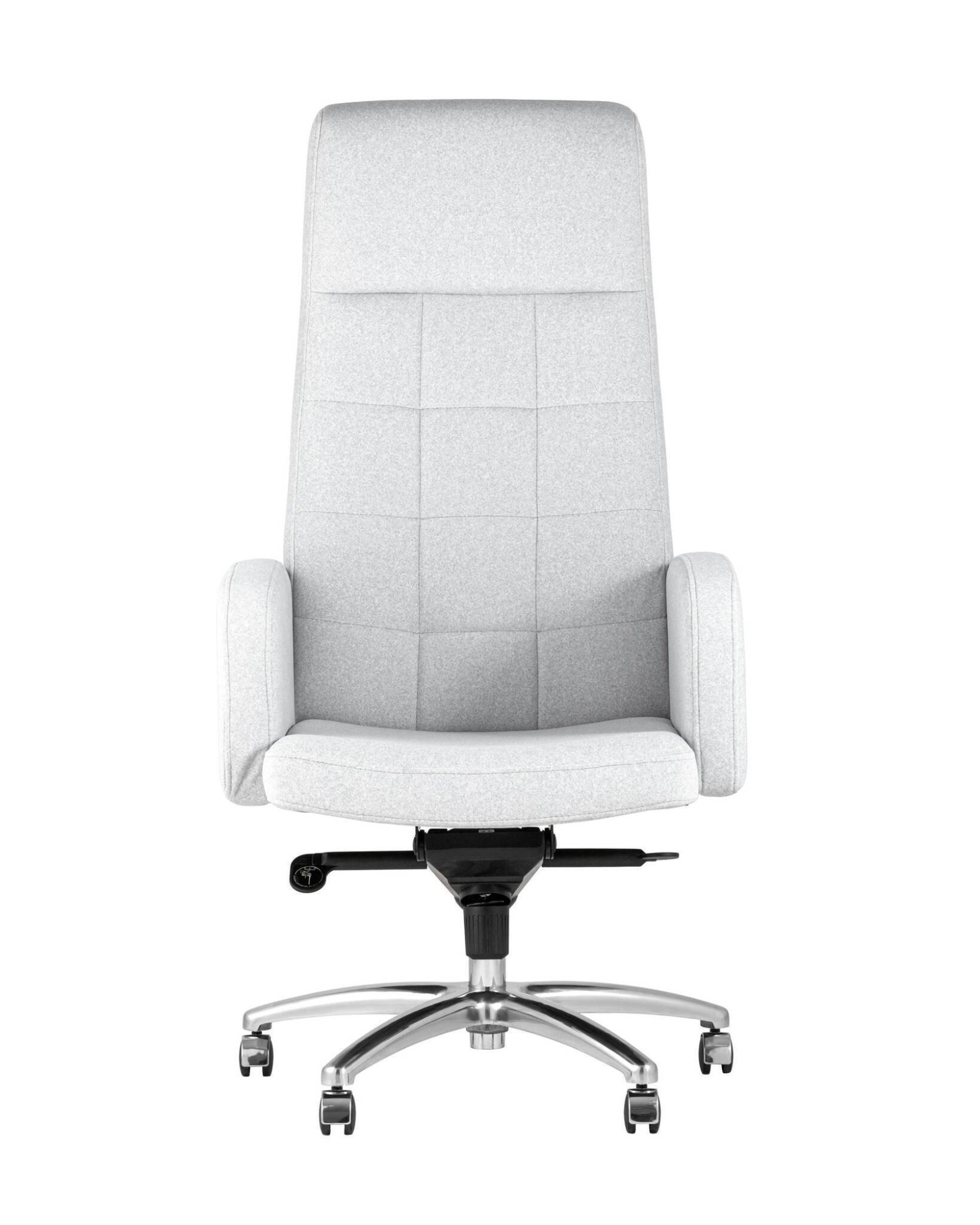 Кресло руководителя Лестер микровелюр светло-серый Stool Group